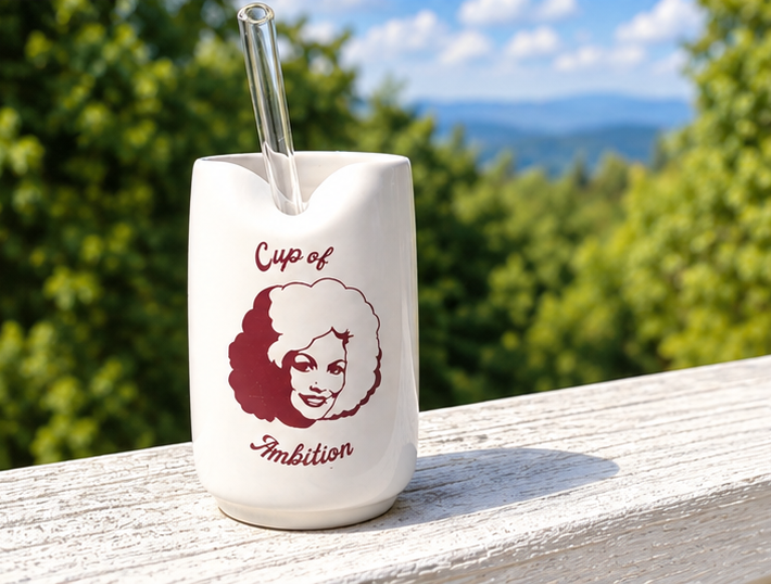 Dolly Parton Straw Cups