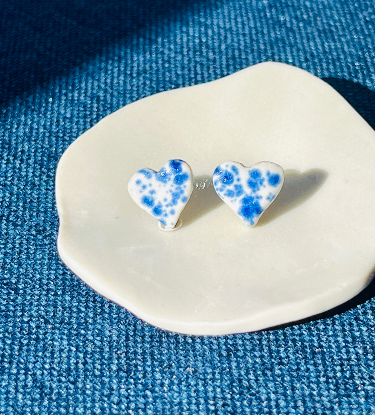 Handmade Heart Earrings