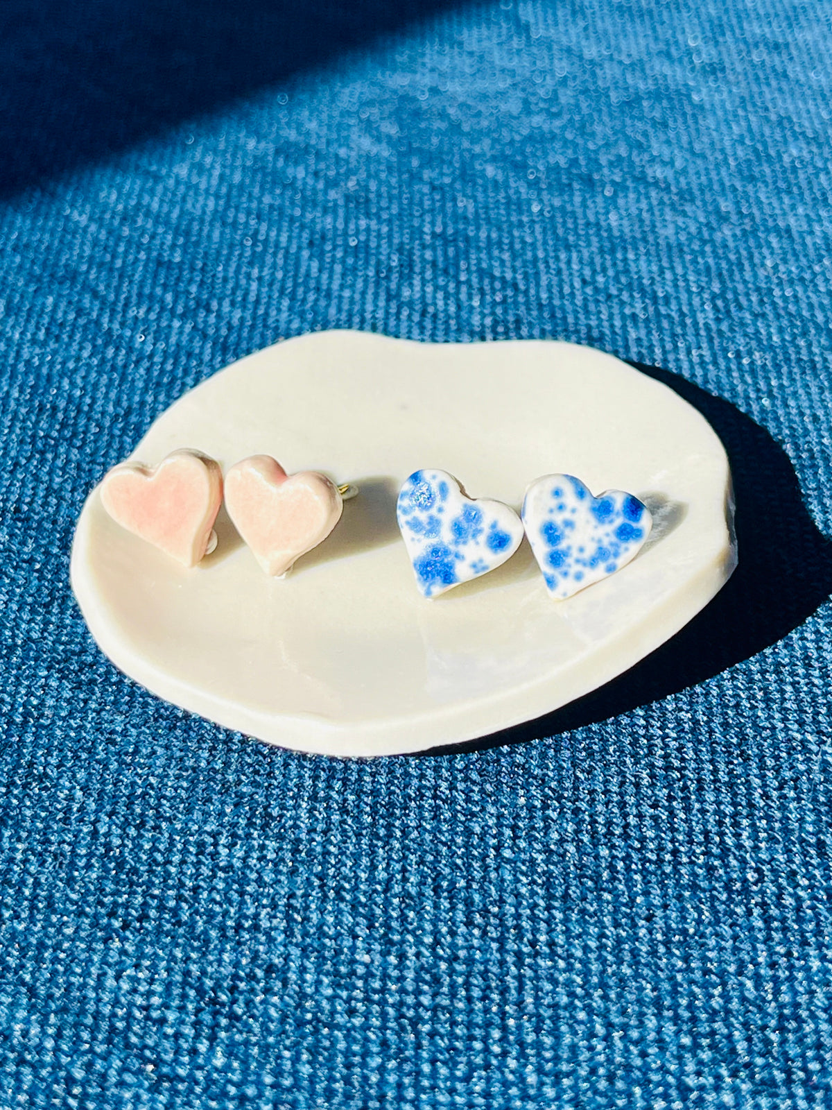 Handmade Heart Earrings
