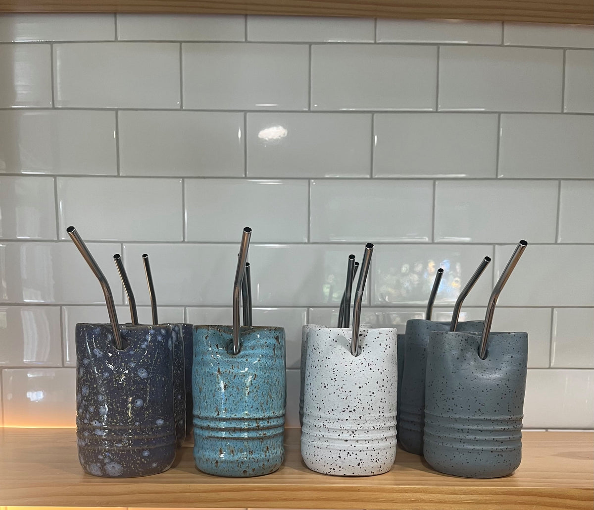 Ceramic To-Go Tumbler with Straw