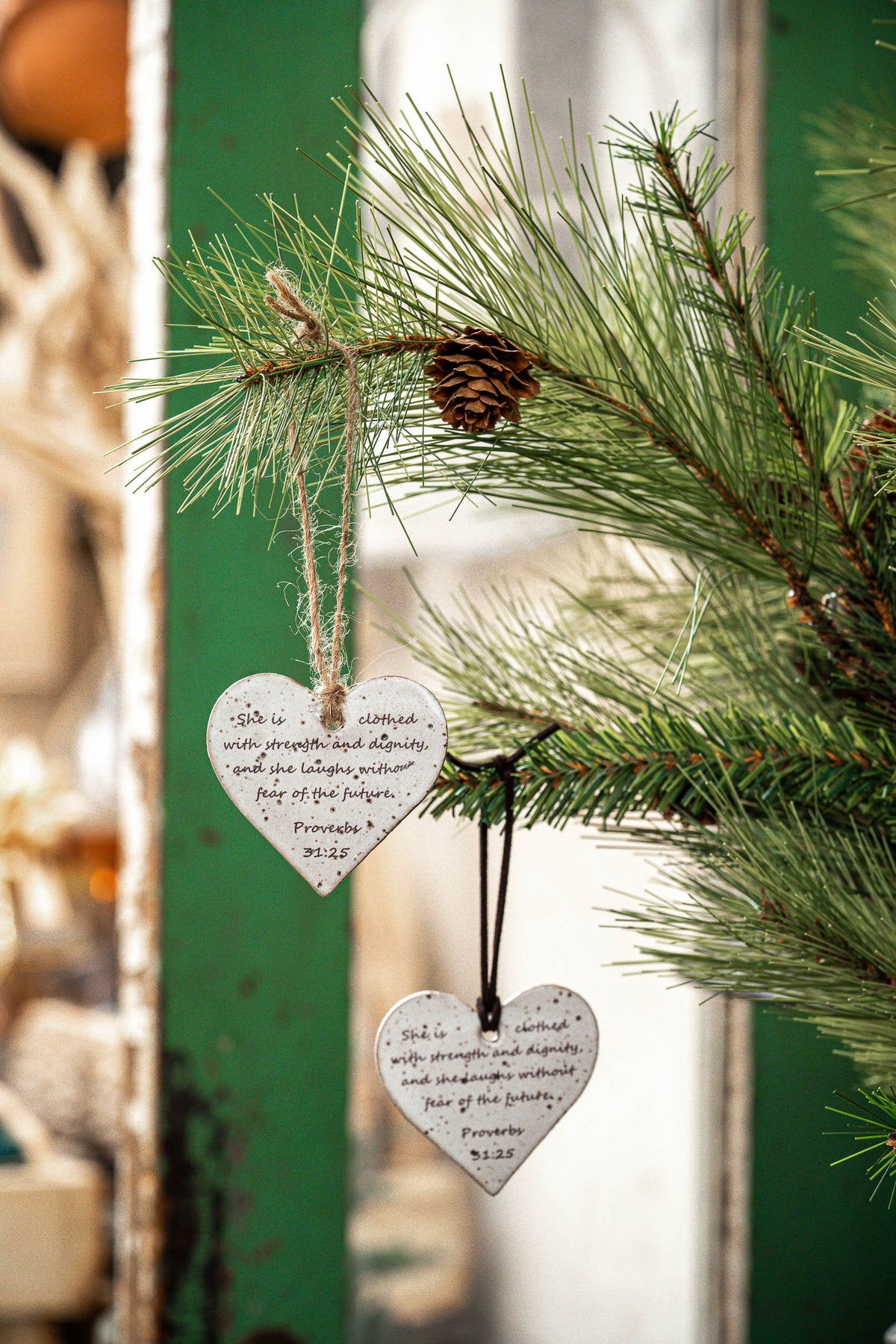 Proverbs 31 Heart Ornament