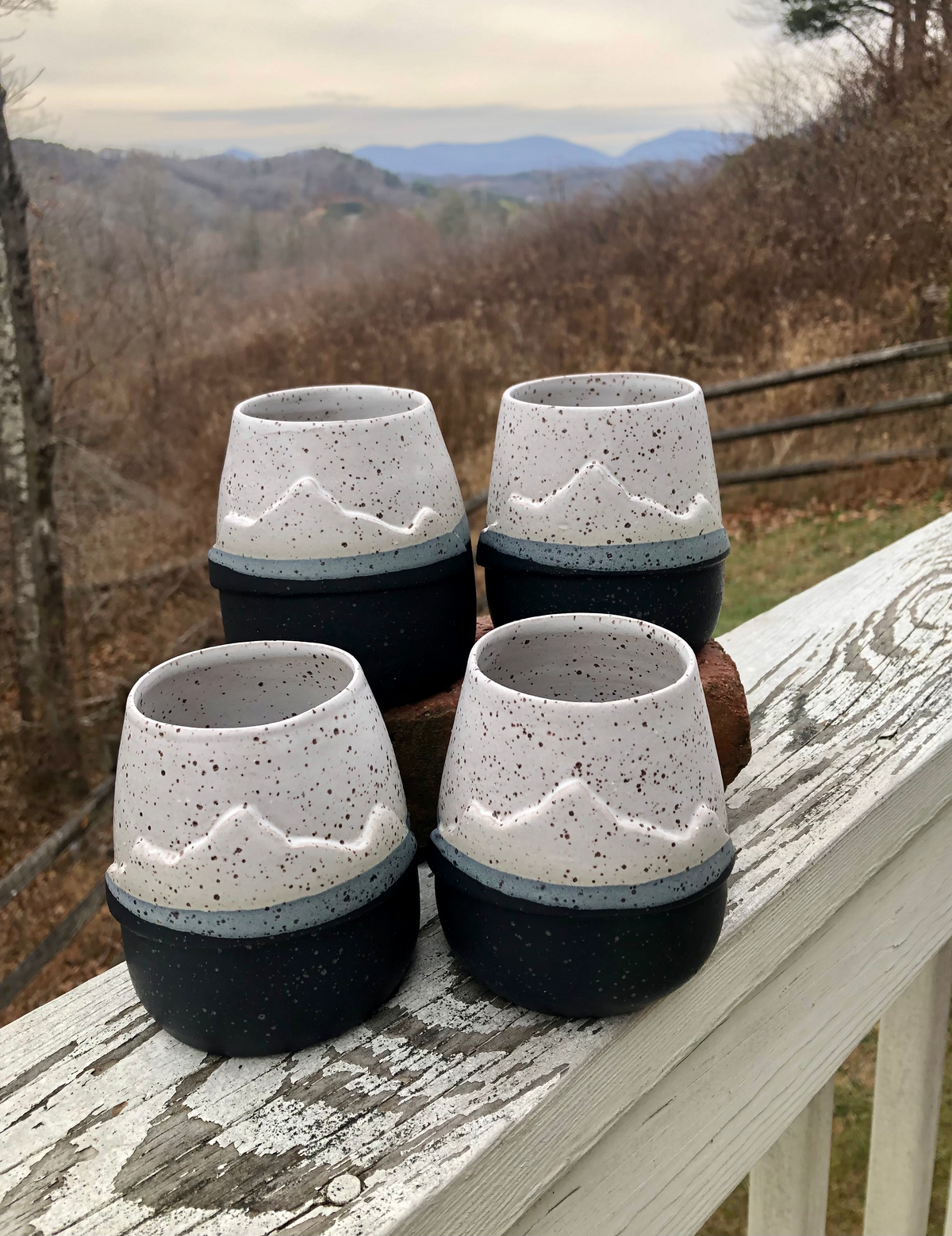 Blue Ridge Mountain Wine Tumbler